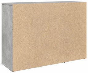 Aparador 90,5x29,5x65 cm derivados de madeira cinzento cimento