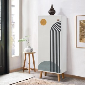 Sapateira Vegas – Branco – 50 cm x 135 cm x 38 cm