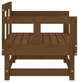 Cadeiras de jardim 2 pcs madeira de pinho maciça castanho-mel