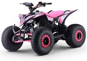 MINI MOTO 4 GASOLINA PARA CRIANÇAS 125cc Roan Ratte R8 automático Rosa