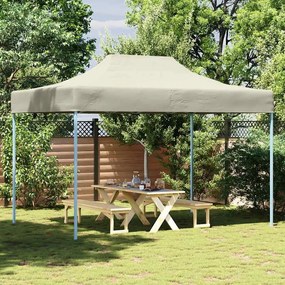 vidaXL Tenda dobrável profissional para festas 3x4 m aço creme