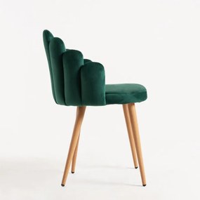 Cadeira Hand Veludo - Verde
