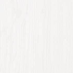 Vasos/floreiras de jardim com pernas 2 pcs pinho maciço branco
