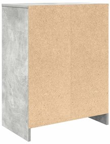 Sapateira 57x34x76 cm derivados de madeira cinzento cimento