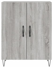 Armário alto 69,5x34x180 cm derivados de madeira sonoma cinza
