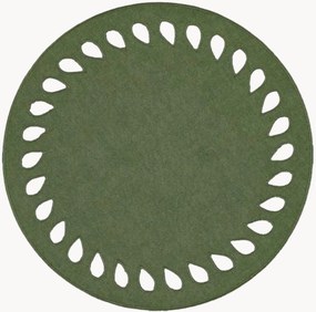 Individual de mesa redondo com bordado Viseu