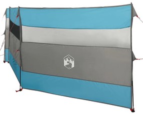 Corta-vento de campismo 508x130 cm impermeável azul