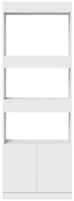 Armário alto 63x33x180 cm derivados de madeira branco