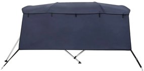 Toldo de 4 arcos Bimini c/ paredes laterais 243x(170-182)x137cm