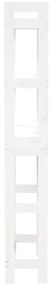 Toalheiro 63x26x171 cm madeira de pinho maciça branco