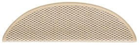 Tapetes escada adesivos aspeto sisal 30 pcs 56x17x3 cm berbere