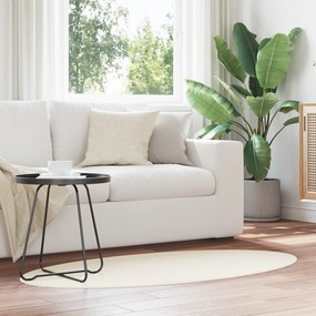 vidaXL Tapete "HUARTE" Creme 80x150 cm Oval