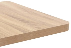Mesa bistrô 60x60 cm MDF castanho-claro