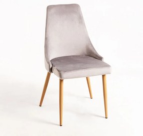 Cadeira Stoik Wood - Cinza