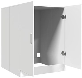 Armário para máquina de lavar roupa 71x71,5x91,5 cm branco