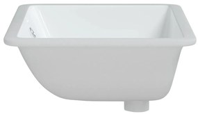 Lavatório casa de banho retangular 55,5x37,5x19 cerâmica branco