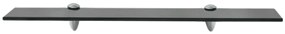 Prateleiras flutuantes 2 pcs vidro 60x10 cm 8 mm