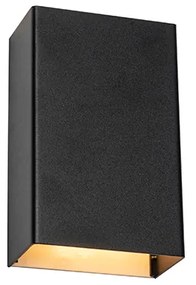 Candeeiro de parede moderno preto - Otan S