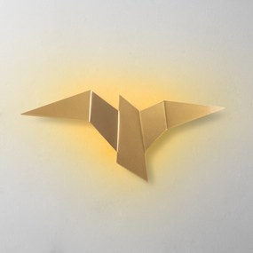 Aplique de Parede Pacali – Dourado – 56x14x24 cm