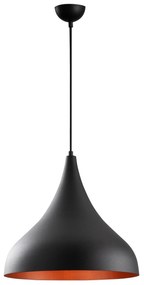 Candeeiro de Teto Berceste – Preto – 41 cm de Diâmetro