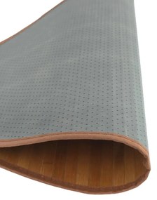Tapete redondo 60 cm bambu castanho