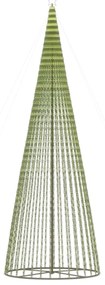 LED Árvore de Natal 1544 LEDs Branco Quente 500 cm
