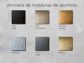 Espelho LED com moldura para casa de banho M7