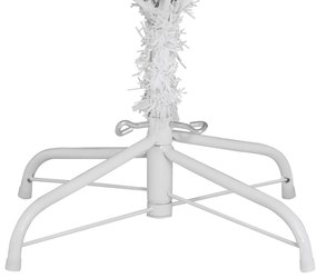 Árvore de Natal artificial articulada com suporte 180 cm branco