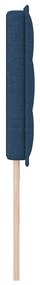 Cabeceira vidaXL Design Linhas Azul 200 cm Tecido