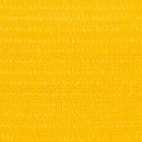 Para-sol estilo vela 160 g/m² 2x4 m PEAD amarelo