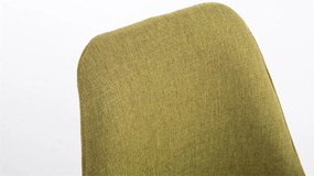 Cadeira cozinha e jantar Toulouse em tecido Square 48 x 84 x 56 cm Verde