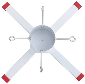 Suporte para árvore de Natal 61x61x15,5 cm branco