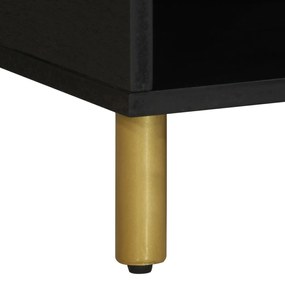 Mesa de centro 80x50x40 cm derivados de madeira preto