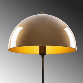 Candeeiro de Pé Can – Dourado e Preto – 50 x 50 cm