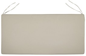 Almofada para banco de jardim taupe 152 x 54 x 5 cm VIVARA Beliani