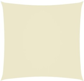 135192 vidaXL Para-sol tecido oxford quadrado 3x3 m creme