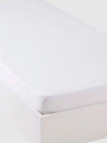 Lençol-capa branco em jersey extensível, para criança branco
