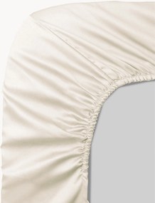 Lençol com elástico em cetim de algodão para boxspring Ava, Alt 30 cm