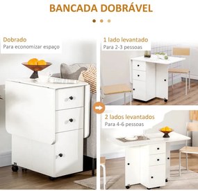 Mesa Dobrável Lixy - Design Nórdico
