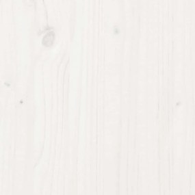 Estrutura de cama com gavetas 160x200 cm pinho maciço branco