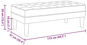 Conjunto de Sofás de 2 Peças com Almofadas em Tecido Taupe