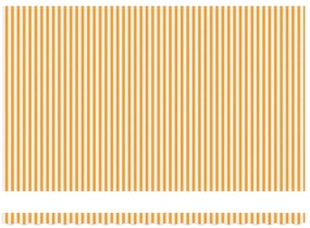 Toldo Retrátil Manual Laranja e Branco 500x300 cm