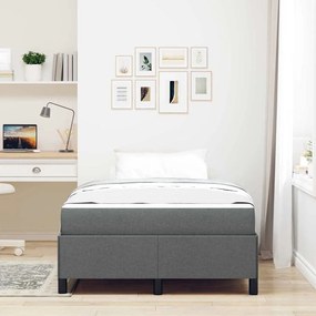 Cama Box Cinza escuro, Preto 120 x 190 cm
