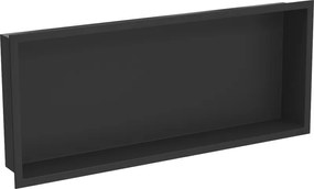 Mexen X-Wall-R prateleira embutida com flange 75 x 30 cm, preta - 1970753010
