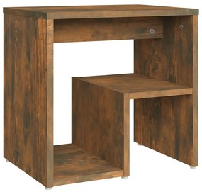 Mesa cabeceira 40x30x40 cm madeira processada carvalho fumado