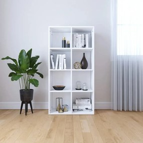 vidaXL Estante/aparador 66x30x130 cm derivados de madeira branco