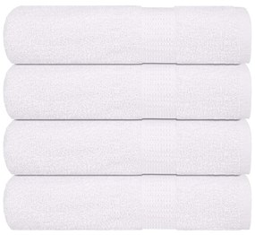 Toalhas de banho 4 pcs 100x150 cm 360 gsm 100% algodão branco