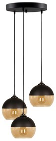 Chandelier Camini – Preto Mel – 45 cm