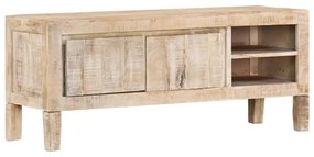 Móvel de TV 110x35x46 cm madeira de mangueira maciça