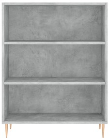 Armário alto 69,5x34x180 cm derivados de madeira cinza cimento